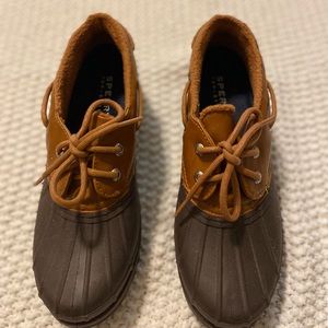 Sperry rain ankle boots